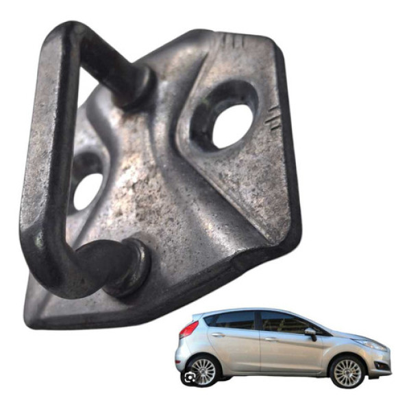 Batente Porta Traseira Esquerda Ford New Fiesta 1.6 16v 2014 Prata