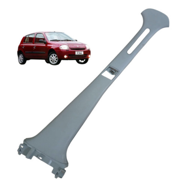 Moldura Coluna Central Direita Renault Clio 1.0 4p 2003 2005