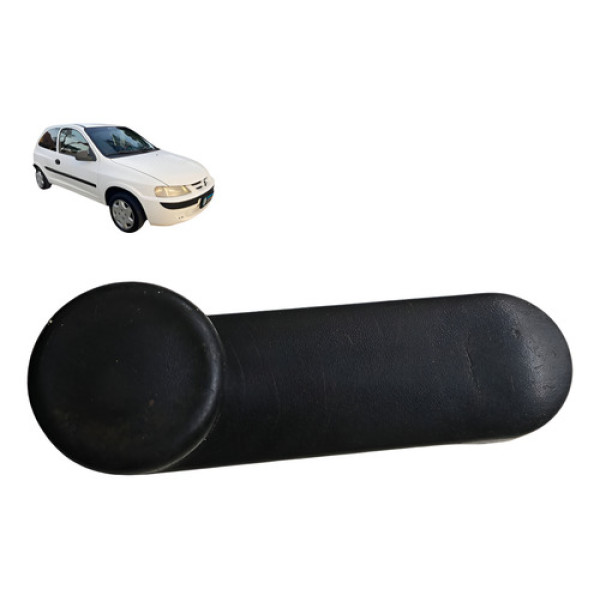 Manivela Vidro Chevrolet Celta 1.0 2p 2003 2004 Preto