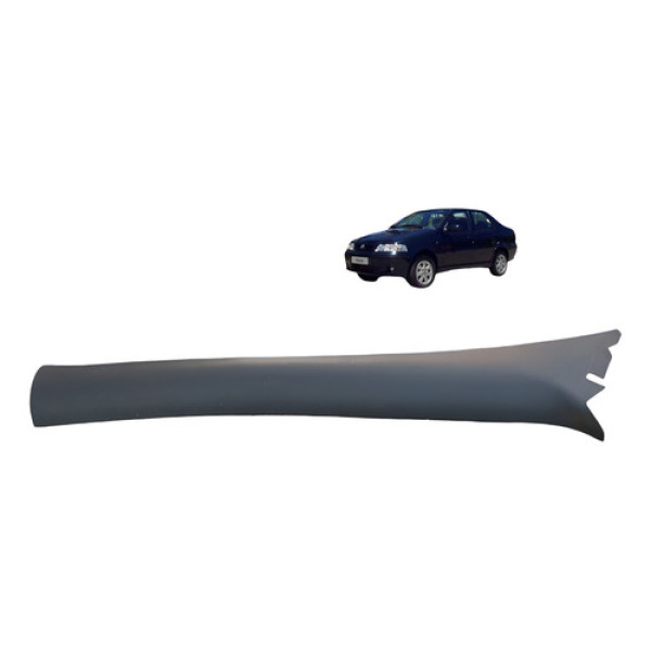 Moldura Coluna Parabrisa Esquerdo Fiat Siena 1.3 8v 2003