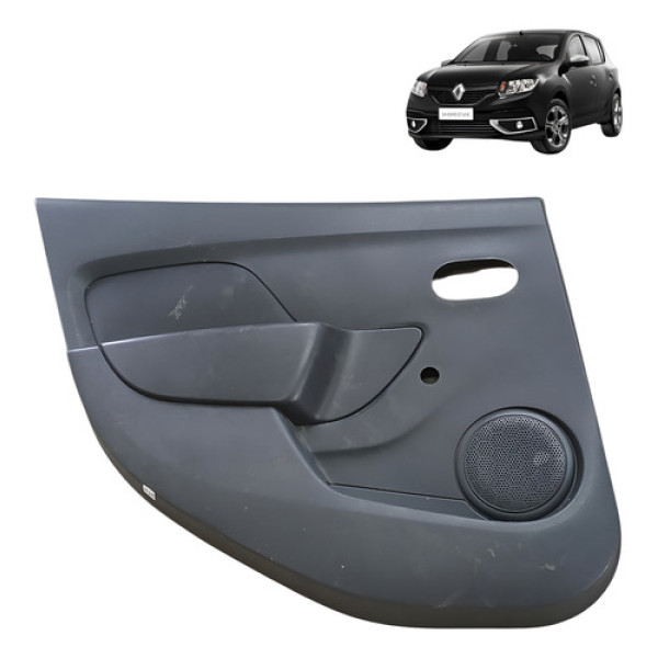 Forro Porta Traseiro Esquerdo Renault Sandero 1.6 2016 2019