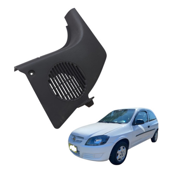 Soleira Pe Dianteira Direita Chevrolet Celta 1.0 2009 2010 Cinza-escuro