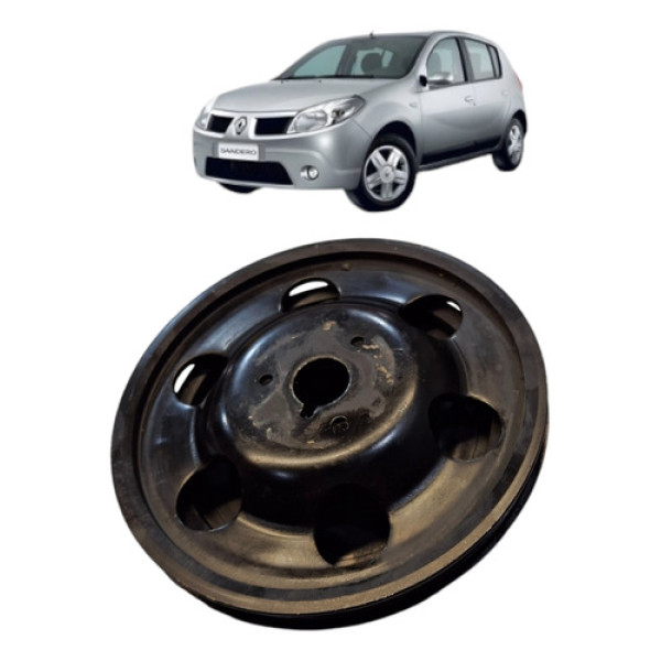 Polia Virabrequim Renault Sandero 2009 1.0 16v