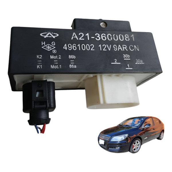 Modulo Rele Ventoinha Chery Cielo 1.6 16v 2010 Usado
