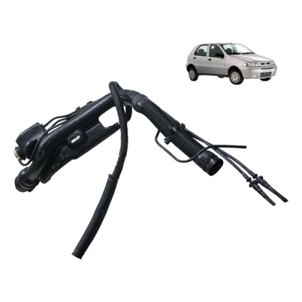 Gargalo Tanque Fiat Palio 1.0 4p 8v 2003 2004 Detalhe Preto