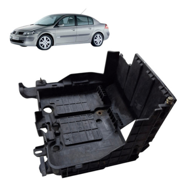Caixa Suporte Plastico Bateria Renault Megane 2008 1.6 16v