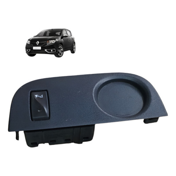 Botao Alarme Estacionamento Renualt Sandero 1.6 8v 2016 2019 Preto