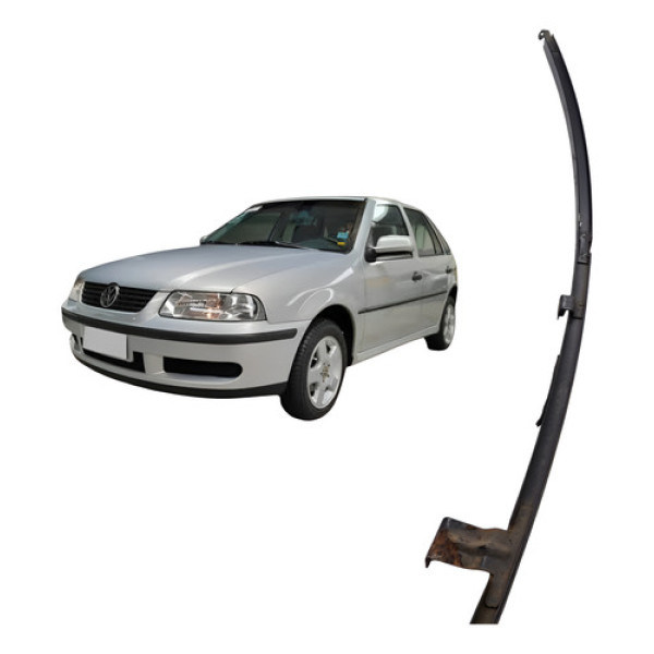 Canaleta Vidro Traseiro Direito Volkswagen Gol G3 1999 4p Preto