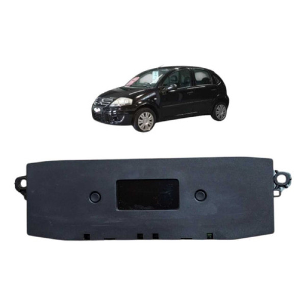 Relogio Digital Comutador Citroen C3 1.4 8v 2010 2012 Preto