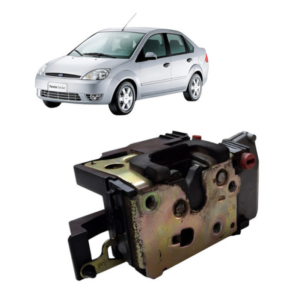 Fechadura Traseira Esquerda Ford Fiesta Sedan 2007