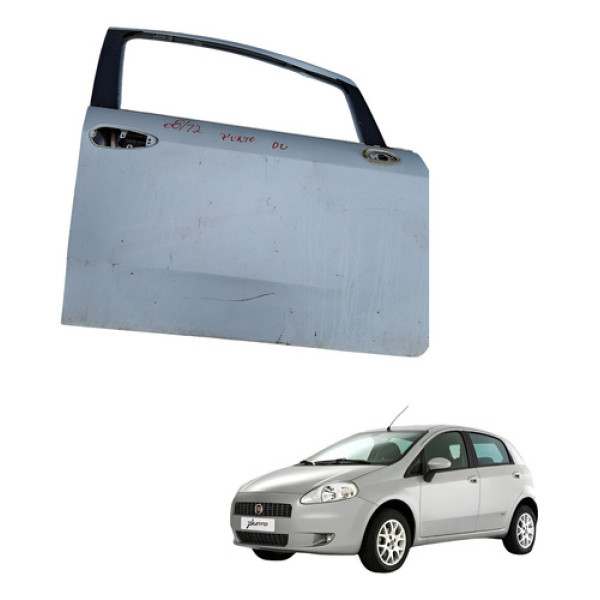 Porta  Dianteira Direita Fiat Punto 2008 2012 4p Detalhe