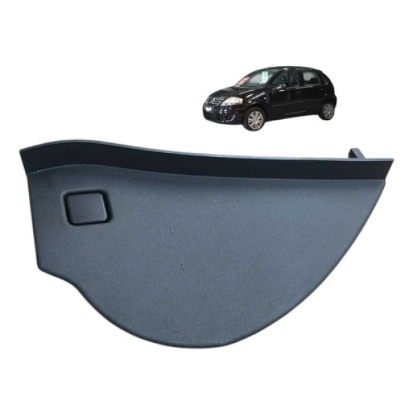 Moldura Acabamento Painel Citroen C3 1.4 8v 2010 2012 Preto