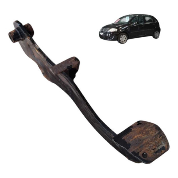 Pedal Freio Citroen C3 1.4 8v 2010 2012 Preto