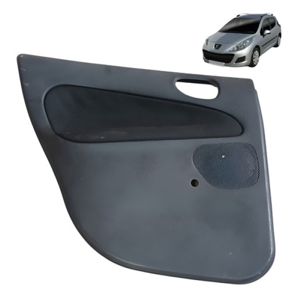 Forro Porta Traseiro Esquerda Peugeot Sw 207 1.4 2010 2011