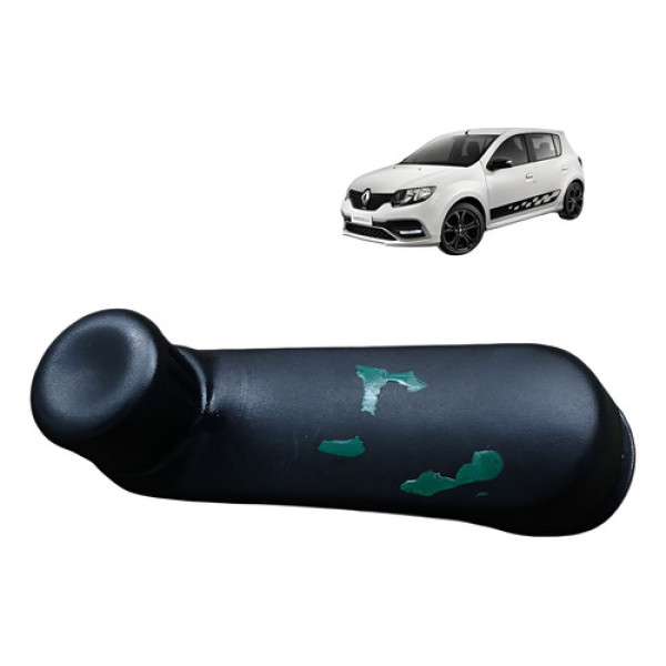 Manivela Vidro Traseira Esquerda Sandero 1.0 3cc 2015 2019 Preto