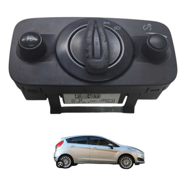Botao Chave Luz Farol Ford New Fiesta 1.6 16v 2014 2015