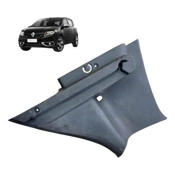 Moldura Porta Mala Direito Renault Sandero 1.6 8v 2016 2019 Cinza