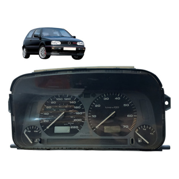 Painel Instrumento Volkswagen Mk3 Golf 1993 1999 Preto