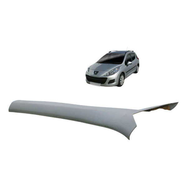 Moldura Dianteira Coluna Esquerdo Peugeot Sw 207 1.4 2010