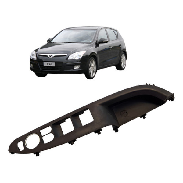 Moldura Botao Vidro Diant Esq Hyundai I30 2.0 16v 2010