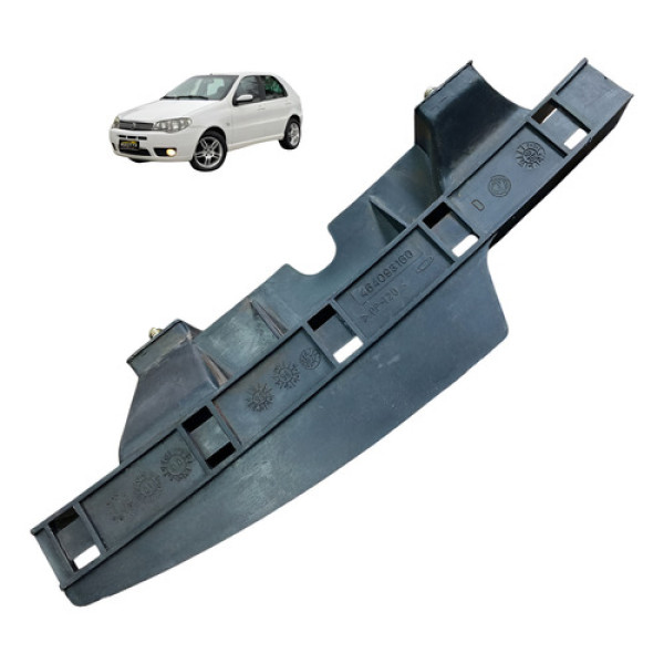 Guia Vidro Traseira Direita Fiat Palio 1.0 2003 8v Usado Preto