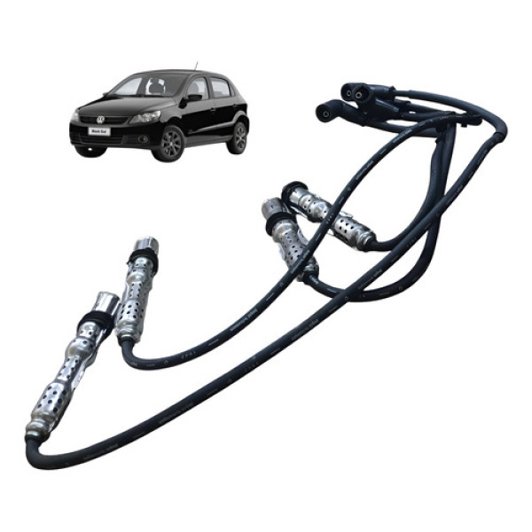 Kit Cabo Vela Volkswagen Gol G5 1.6 2010 2012 Preto