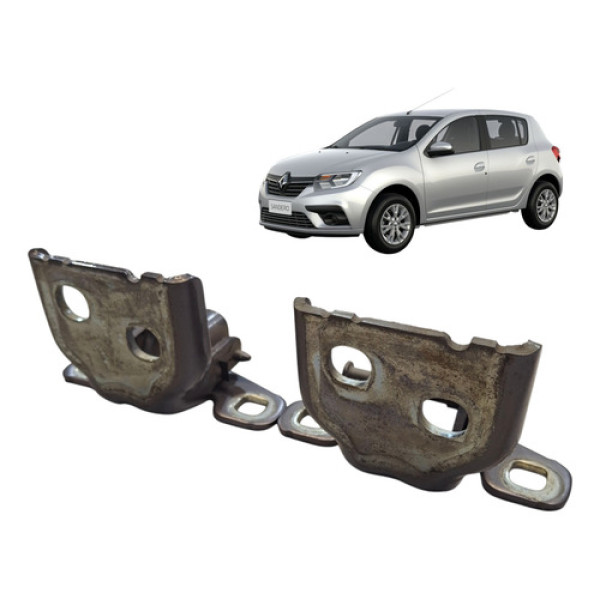 Par Dobradica Porta Direita Renault Sandero 1.0 3cc 2020