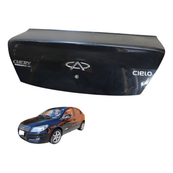 Tampa Traseira Chery Cielo 1.6 2010 16v Preto