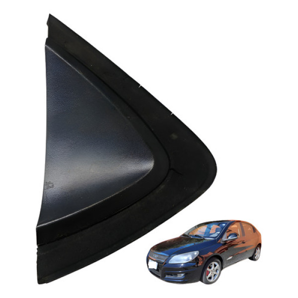 Moldura Retrovisor Direito Chery Cielo 1.6 2010  16v Preto