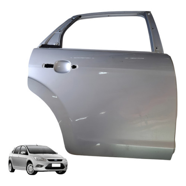 Porta Traseira Direita Ford Focus 2.0 2011 2012 Flex 16v Traseira Direito Cinza