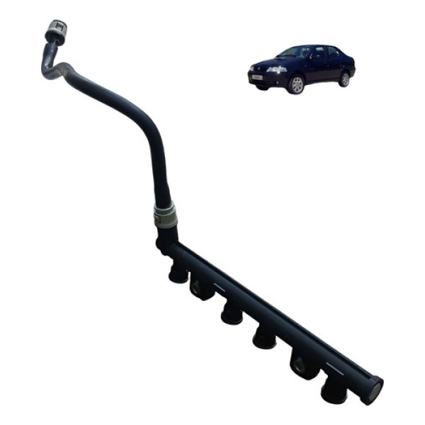 Flauta Bico Injetor Gasolina Fiat Siena 1.3 8v 2003 2004