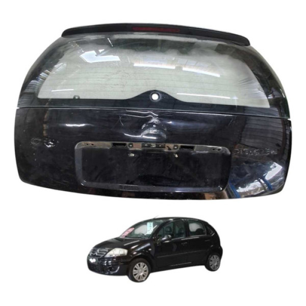 Tampa Porta Mala Citroen C3 1.4 2011 2012 Preto