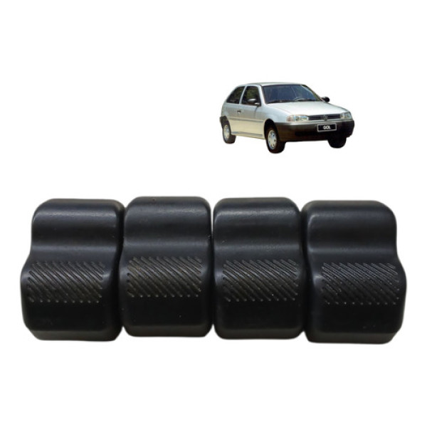 Kit Botao Falso Painel Volkswagen Gol G2 1.0 2p Cht 1996