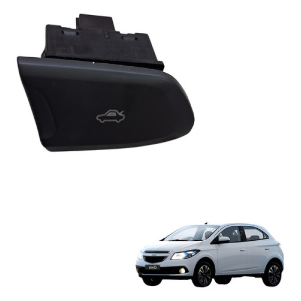 Botao Interruptor Porta Malas Chevrolet Onix  1.4  2013 2019 Preto