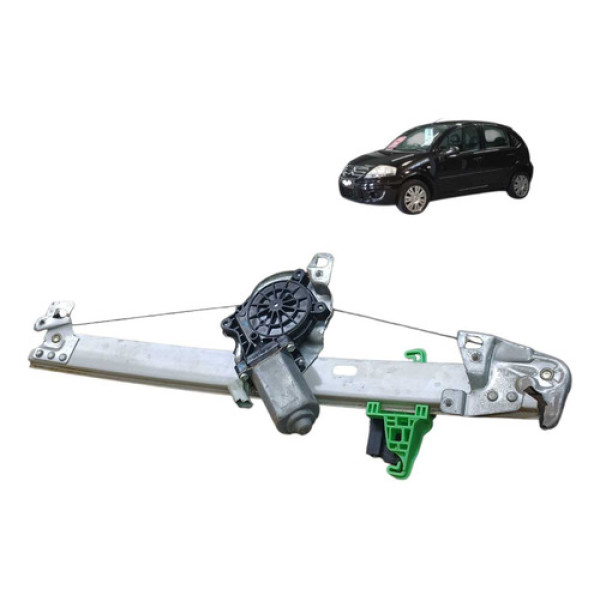 Maquina Vidro Dianteira Esquerda Citroen C3 1.4 8v 2010 2012