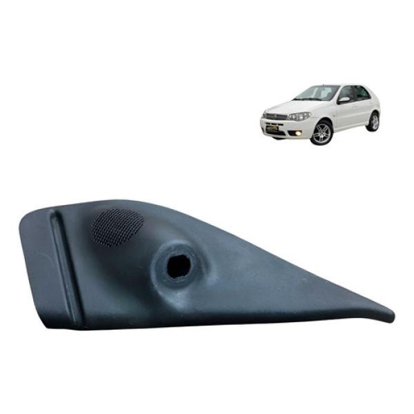 Moldura Interna Retrovisor Direito Fiat Palio 1.0 2003 Usado Preto
