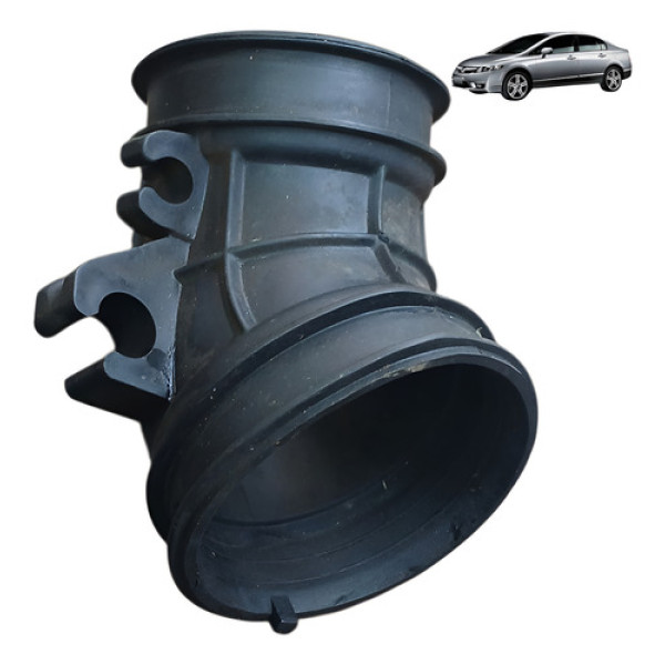 Duto Filtro Ar Honda New Civic 1.8 2007 2011 Preto