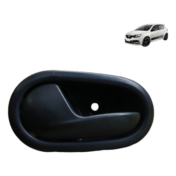 Macaneta Traseira Esquerda Sandero 1.0 3cc 2015 2018 2019 Preto Traseira
