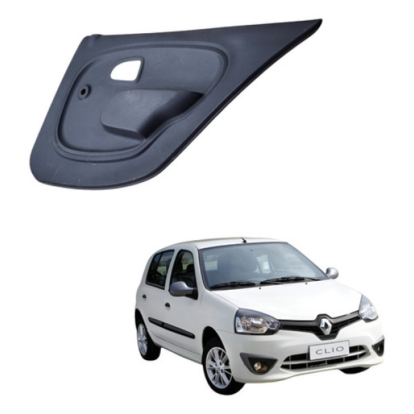 Forro Porta Traseiro Direito Original Renault Clio 2014 4p