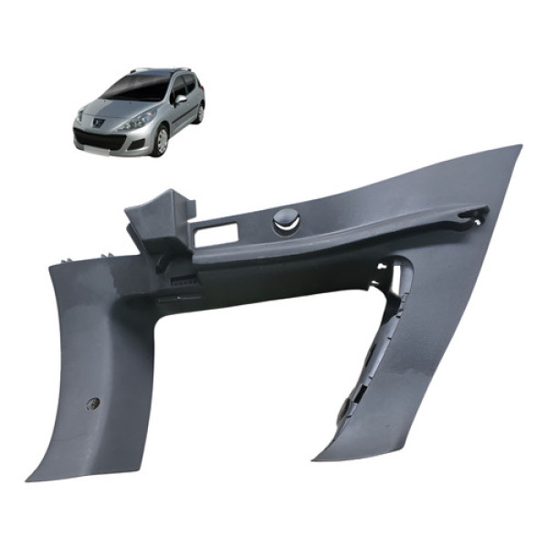 Suporte Bagagito Esquerdo Peugeot Sw 207 1.4 2010 2011 Cinza