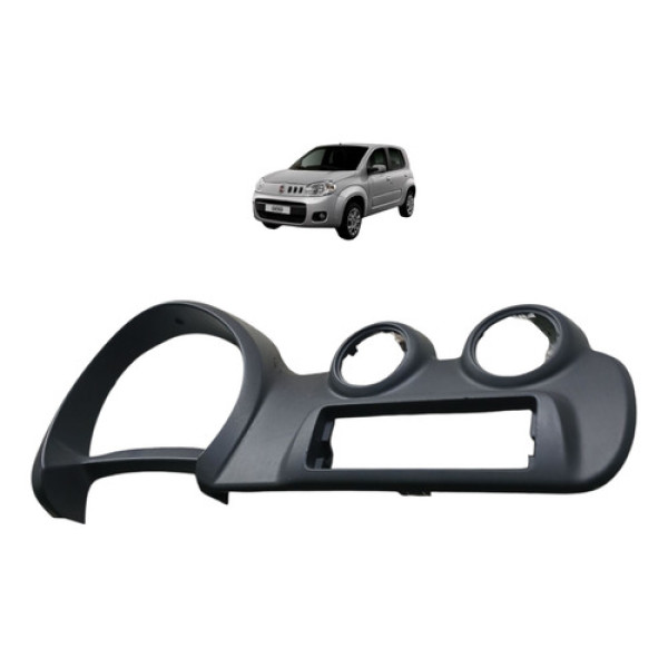 Moldura Painel Central Fiat Uno Vivace 1.0 2010 2015 Usado
