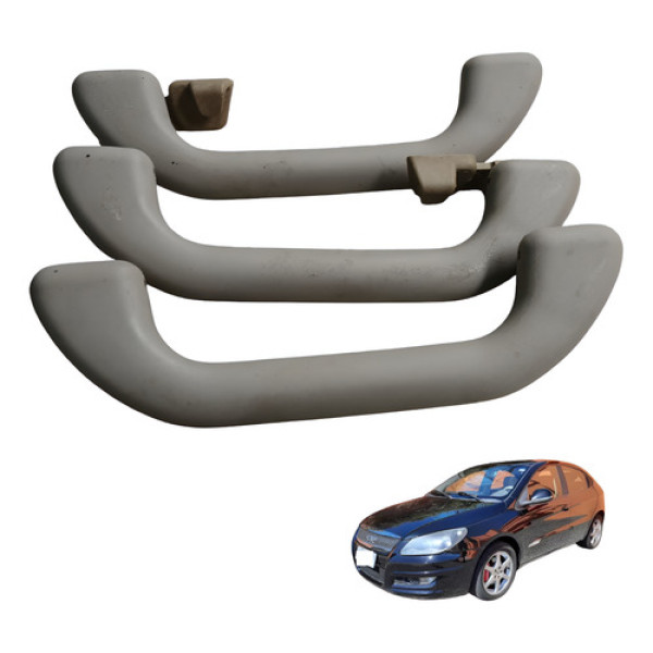 Par Alca Teto Chery Cielo 1.6 16v 2010 Bege