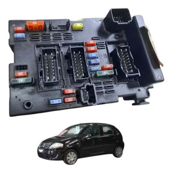 Caixa Fusivel  Modulo Bsm Citroen C3 1.4 2011 2012
