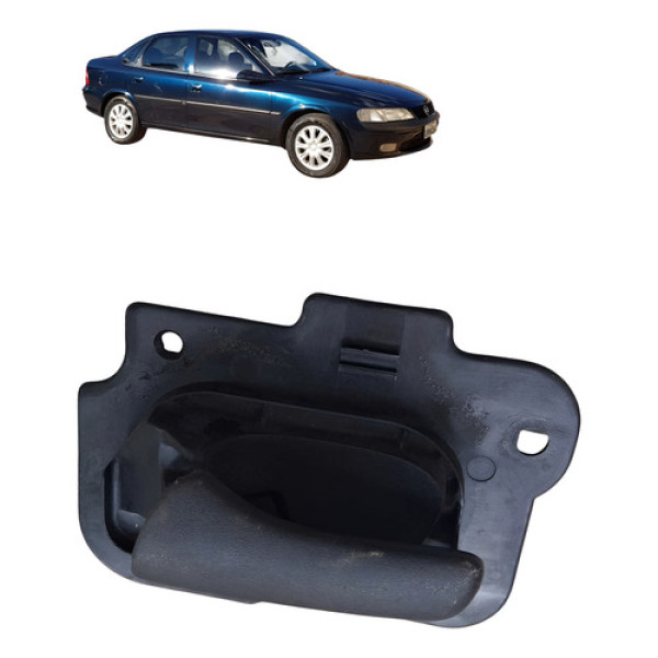 Macaneta Interna Dianteira Direita Vectra 1999 Cd 2.2 16v Preto Dianteira