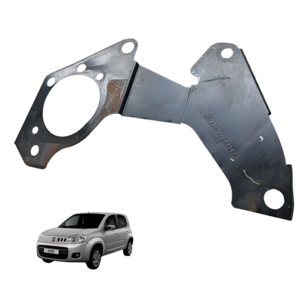 Defletor Flange Caixa Cambio Fiat Uno Vivace 1.0 2010 2015 Preto