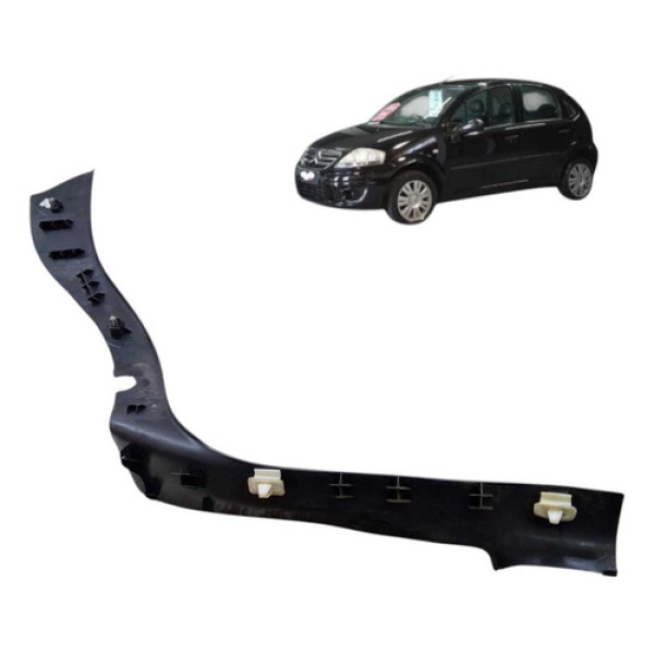 Soleira Traseira Direita Citroen C3 1.4 8v 2010 2012 Preto