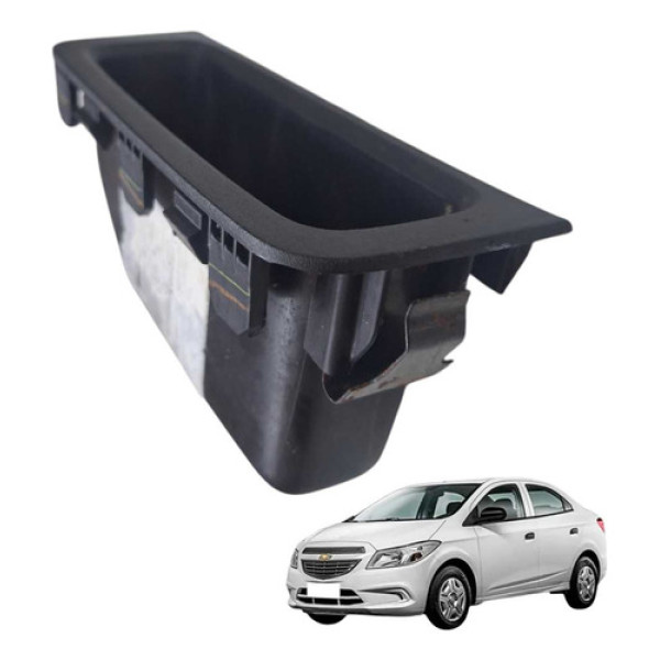 Puxador Porta Dianteira Direita Chevrolet Prisma 1.4 2017 Preto