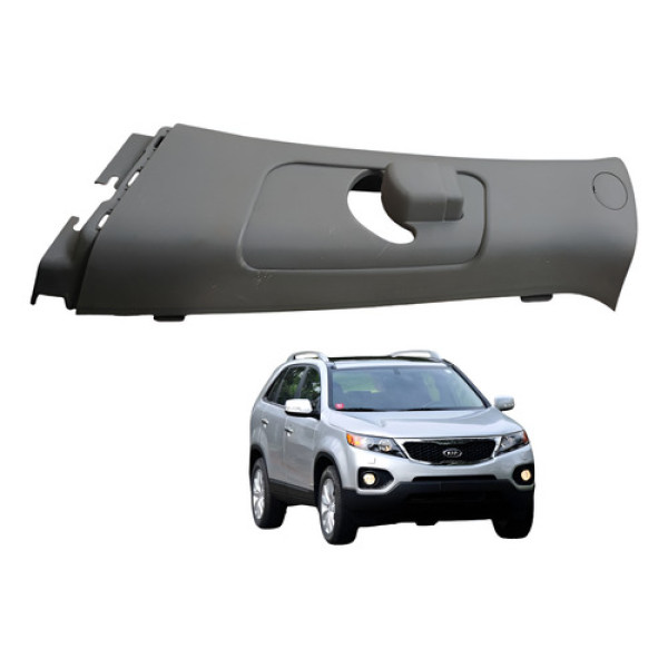 Soleira Coluna Central Esquerda Kia Sorento 2.4 2011 Cinza