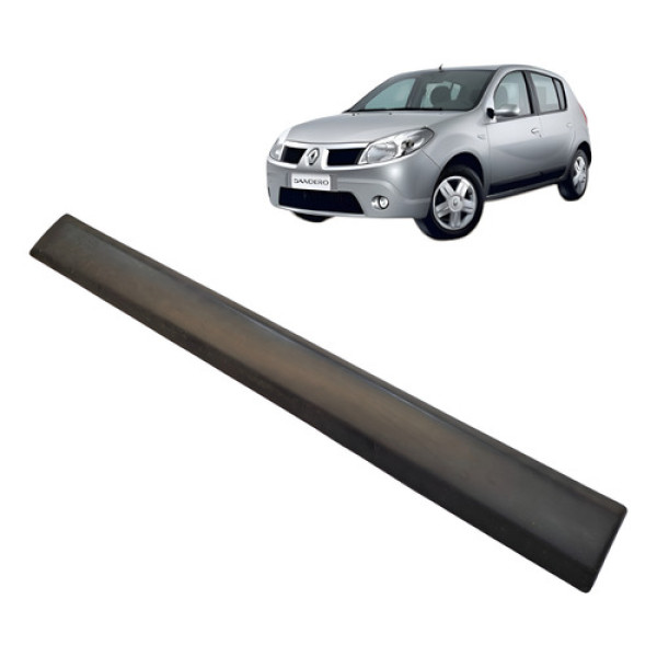 Friso Porta Diant Esq Renault Sandero 2009 1.0 16v Preto