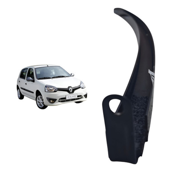 Guia Canaleta Vidro Traseira Direita Renualt Clio 2014 4p Preto
